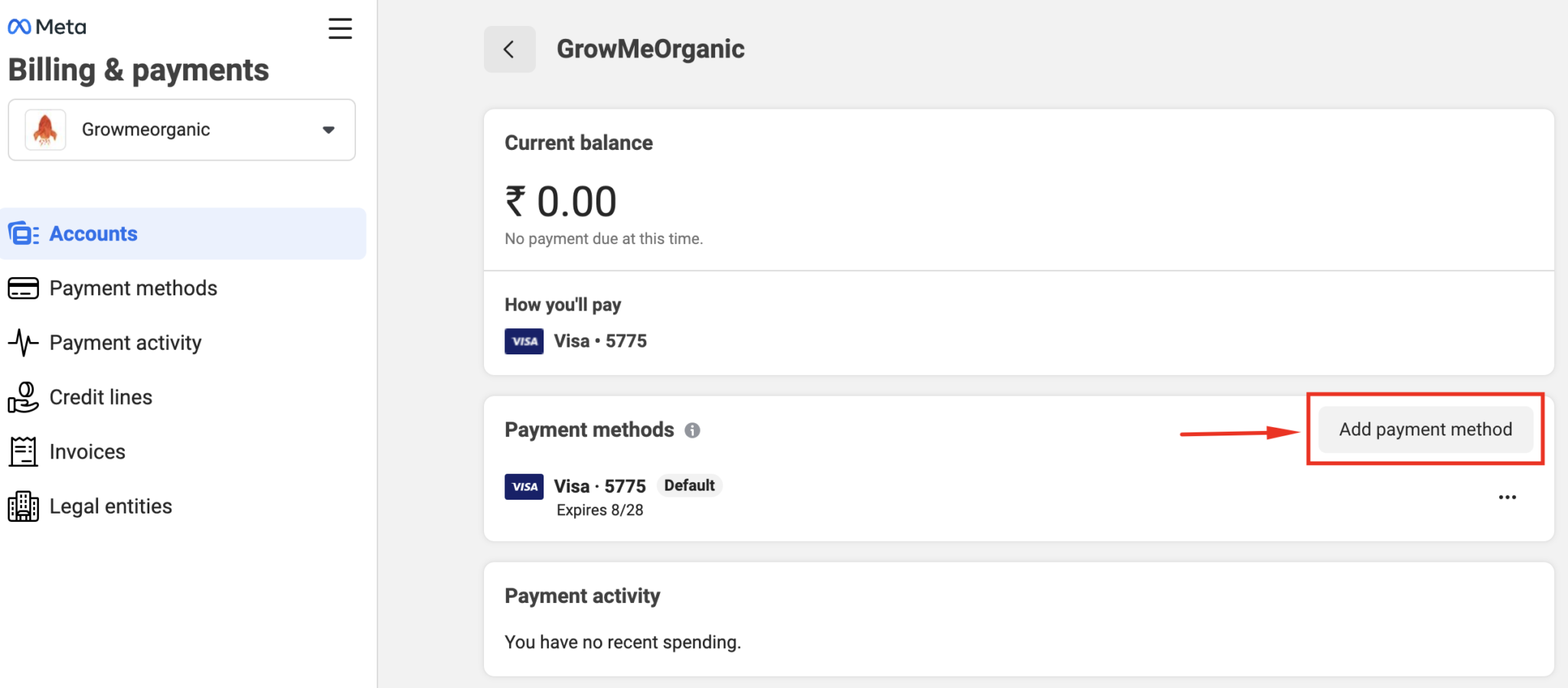 How to Add Payment Method for WhatsApp API Billing - WhatChimp
