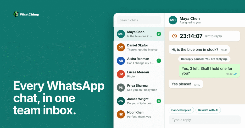 How to Handle WhatsApp Conversations with the Live Chat Dashboard 