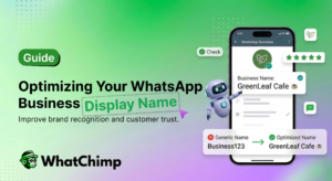 Optimizing whatsapp business display name