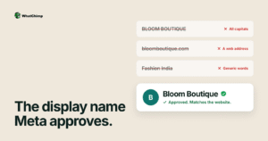 Optimizing Your WhatsApp Business Display Name
