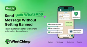 How to send bulk whatsapp message without getting banned