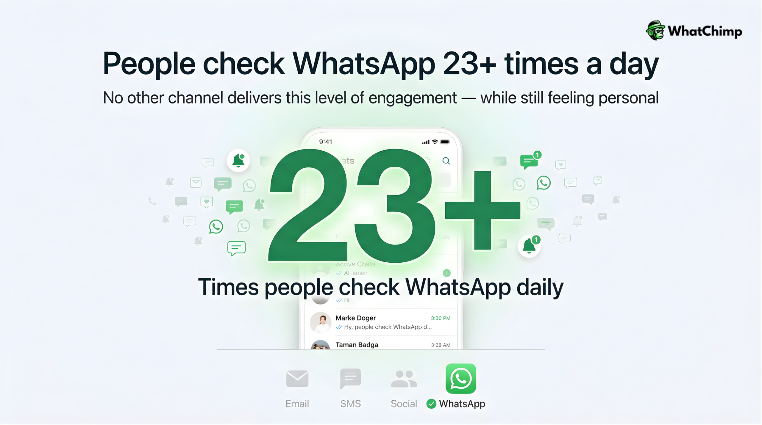 whatsapp is a personal channel 